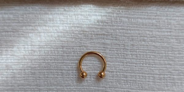 Piercing Ferradura Titânio 1cm
