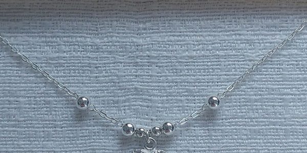 Pulseira Coração Cravejado Prata