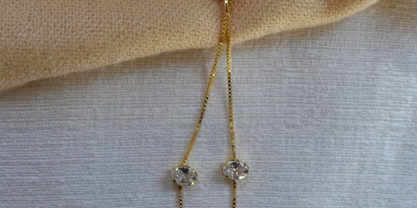 Pulseira Ajustável Três Pedras